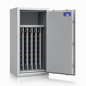 5901468350803 - Schlüsseltresor 15701501 safe4key 150kg lichtgrau mit Doppelbartschloss Stahlblech 5901468350803 15701501