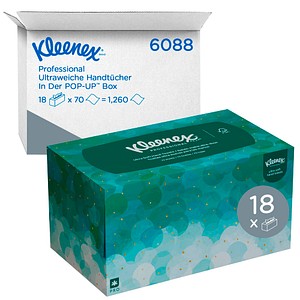 5027375054471 - Papierhandtücher 6088 ULTRA SOFT POP-UP Interfold-Falzung 1-lagig 18x 70 Tücher 5027375054471 1260 Tuch