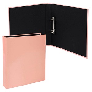 3130630545675 - Ringbuch 2 Ringe 25mm Kunststoffbeschichtet A4 Koralle