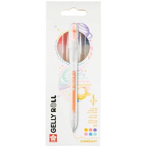 8712079543280 - Gelly Roll Retractable Classic Gelschreiber transparent 045 mm Schreibfarbe farbsortiert 6 St