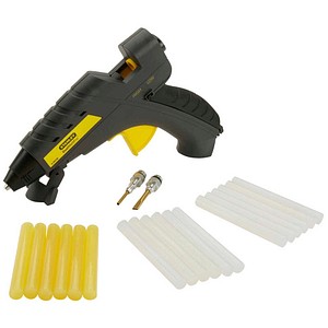 STANLEY GR100 DualMelt Pro Heißklebepistole-Set grau, schwarz, gelb, 1 Set