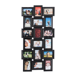 4052025940089 - Bilderrahmen Collagen 18 Bilder 10x15 Hoch- & Querformat antik Wand Fotocollage HxB 104 x 54 cm schwarz - Relaxdays 4052025940089 - Bilderrahmen Collagen 18 Bilder 10x15 Hoch- & Querformat antik Wand Fotocollage HxB 104 x 54 cm schwarz - Relaxdays