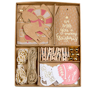 4001868124675 - Bastelset Verpacken classic natur 4001868124675 folia