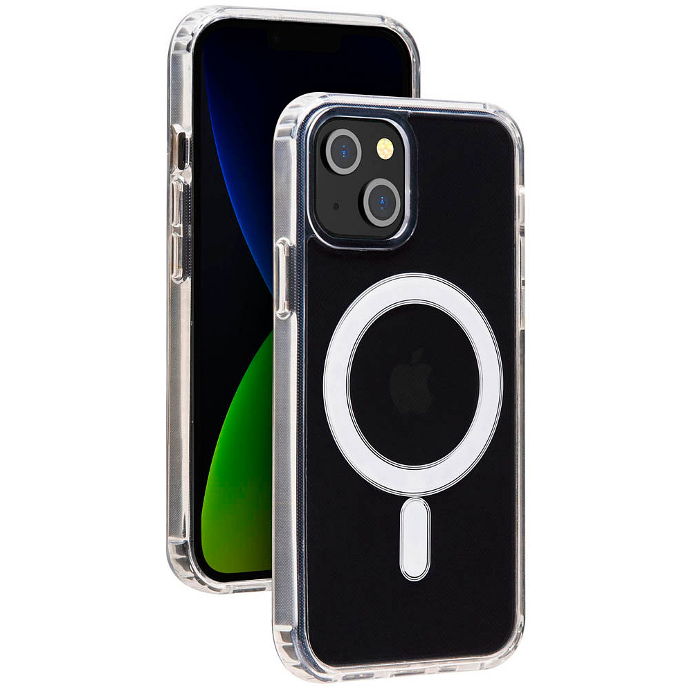 bigben Hybrid Case mit MagSafe Handy-Cover für Apple iPhone 14 Plus transparent