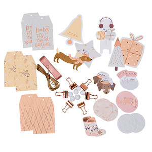 folia Bastelset Verpacken pastell pastell