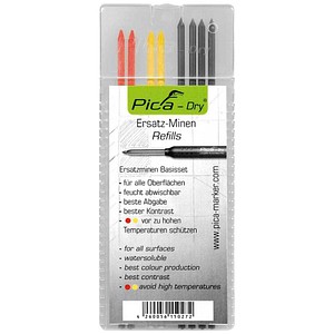 Pica Grau/Rot/Gelb Ersatzminen -Marker 4020 2B 8 Stück - Image 11
