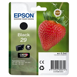 EPSON 29 / T2981 schwarz Tintenpatrone EPSON 29 / T2981 schwarz Tintenpatrone