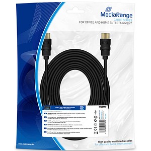 Unbekannt Schwarz Mediarange Mrcs212 - 10 M - Hdmi Typ A (Standard) - Hdmi Typ A (Standard) - 10,2 Gbit/S - Bild 3