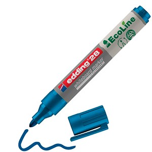 Edding Boardmarker 28 Ecoline, 4-28003, blau, 1,5-3mm Rundspitze 4004764918201 Edding