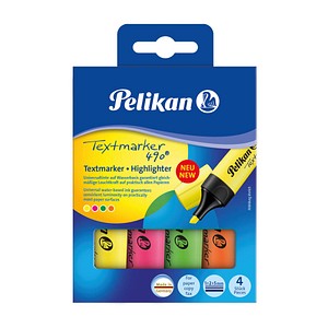 4012700814050 - Textmarker-Set 490 814058 Etui 4-farbig sortiert 2-5mm Keilspitze 4012700814050 4 Stück