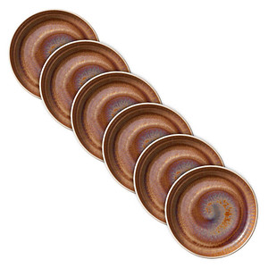 4029793461610 - 6 HEART & SOUL Teller Perfect Match Oyster braun 210 cm 4029793461610 HEART & SOUL 6 Stück