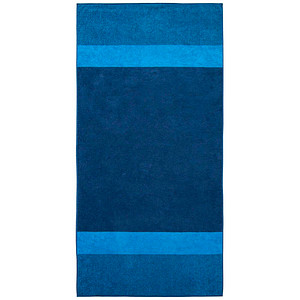 Dyckhoff Saunatuch XL Two-Tone Stripe blau 100,0 x 200,0 cm