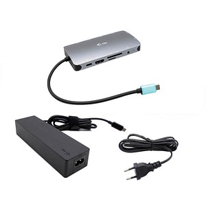 i-tec USB-C Dockingstation C31NANOVGA100 Schwarz mit HDMI/VGA, LAN, 100W PD