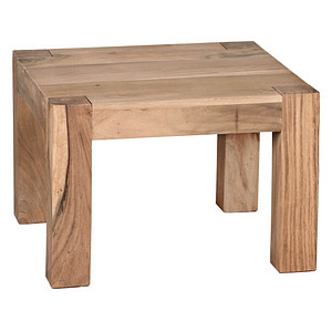 4250950222106 - WOHNLING Couchtisch Massivholz akazie 600 x 600 x 400 cm