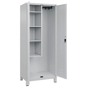 4066681625976 - Putzmittelschrank Classic Plus 080110-02-S10029 lichtgrau 800 x 500 x 1950 cm aufgebaut 4066681625976 C+P-Möbel