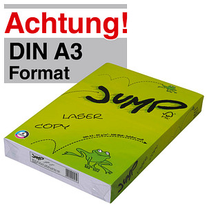 JUMP Kopierpapier COPY/LASER DIN A3 80 g/qm 500 Blatt JUMP Kopierpapier COPY/LASER DIN A3 80 g/qm 500 Blatt