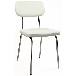 Mayer Besucherstuhl myVIVA 2134 01 30 582 weiß Kunstleder, 1 St.