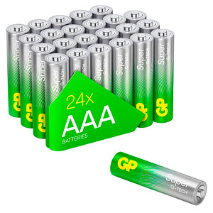 24 GP Batterien SUPER Micro AAA 1,5 V