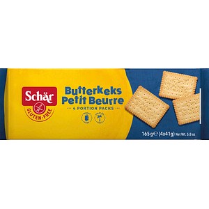 Schär Petit Beurre Kekse - Glutenfrei - 4x41g - 165g