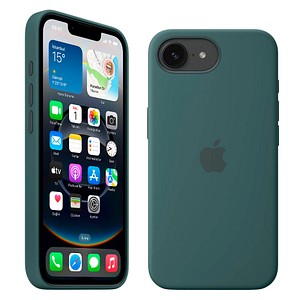 Image of Apple Silikon Handyhülle für Apple iPhone 16e grün