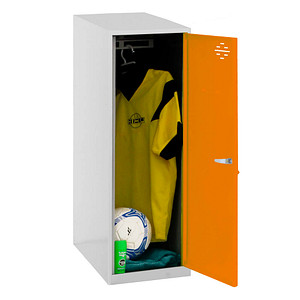 8425437118005 - Spind SIMONLOCKER DISM SINGLE grau orange 8425437118005 1 Schließfach 400 x 500 x 915 cm 8425437118005 Simonrack