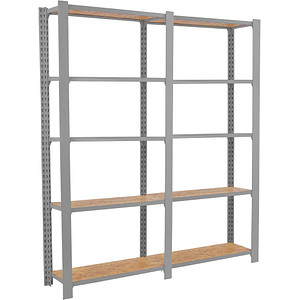 Simonrack Weitspannregal OFFICLICK 8425437127540 grau, braun 160,0 x 30,0 x 210,0 cm