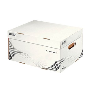 15 LEITZ Archivcontainer easyboxx weiß 35,5 x 25,2 x 19,3 cm