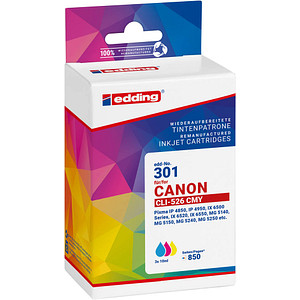 4057305063946 - Druckerpatrone 18-301 kompatibel zu Canon CLI-526 C M Y Multipack cyan magenta gelb 4057305063946 3 Stück