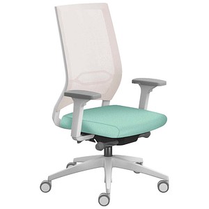 4049694007885 - Bürostuhl sequaterback 2 membran qb-125 202 Stoff grün Gestell grau