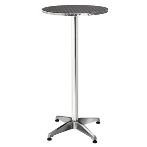 Stehtisch Garden Pleasure silber rund