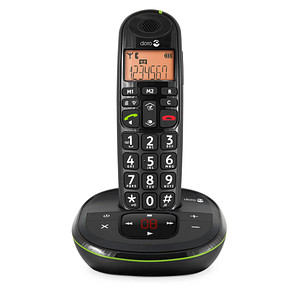 7322460056650 - DORO PhoneEasy 105wr - Schnurlostelefon mit Anrufbeantworter + Anruferkennung - DECTGAP - Schwarz (380102) 7322460056650 - DORO PhoneEasy 105wr - Schnurlostelefon mit Anrufbeantworter + Anruferkennung - DECTGAP - Schwarz (380102)